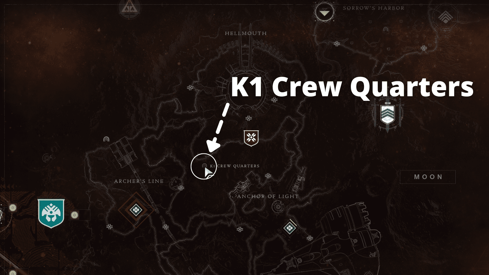 K1 Crew Quarters Lost Sector Destiny 2 Guide and Location
